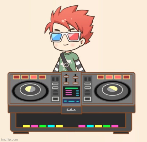 Anime DJ | image tagged in anime dj | made w/ Imgflip meme maker