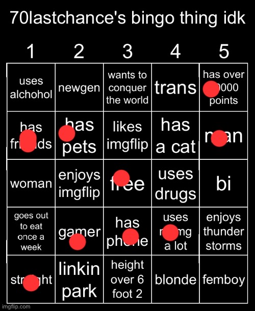 how tf are you bi and straight AND trans, and a woman and a man? shit is nonsensical | image tagged in 70lastchance's bingo thing idk | made w/ Imgflip meme maker