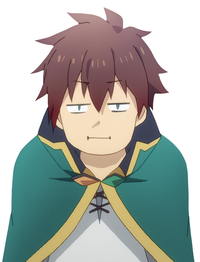 Confused Kazuma Blank Meme Template