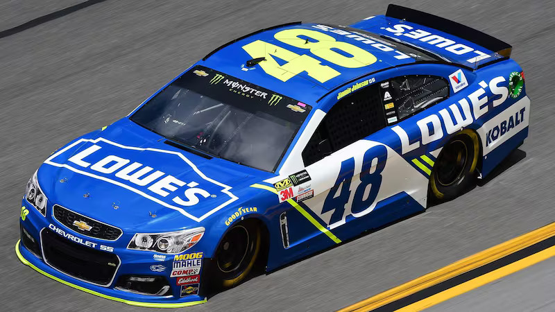 Jimmie Johnson #48 Lowe’s Chevy SS Blank Meme Template