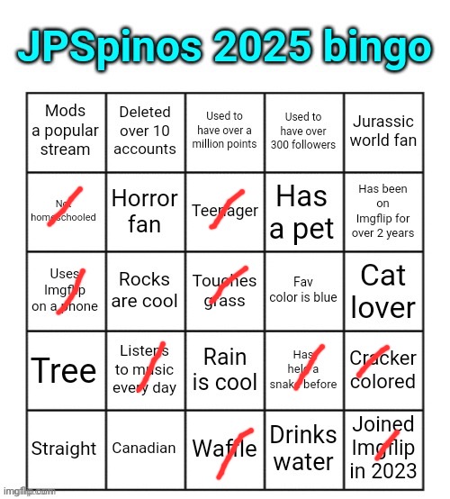 L7 | image tagged in jpspino 2025 bingo | made w/ Imgflip meme maker