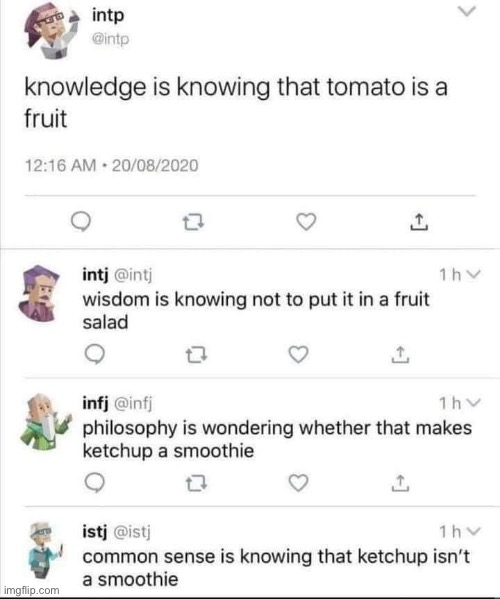 Knowledge | image tagged in knowledge,wisdom,tomato,fruit | made w/ Imgflip meme maker