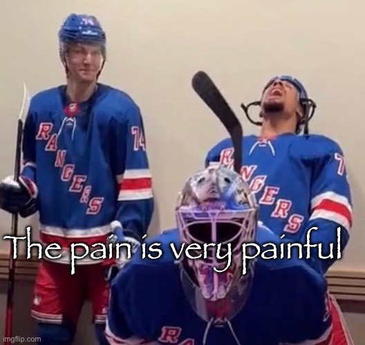 Pain | The pain is very painful | image tagged in ryan reaves | made w/ Imgflip meme maker