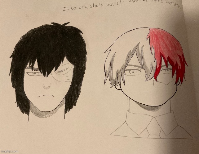 Zuko and shoto | made w/ Imgflip meme maker