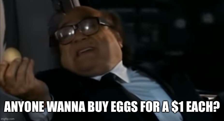 Can I Offer you an egg in these trying times | ANYONE WANNA BUY EGGS FOR A $1 EACH? | image tagged in can i offer you an egg in these trying times | made w/ Imgflip meme maker