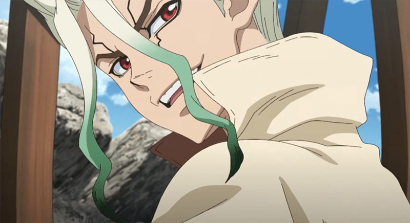 dr stone Blank Meme Template