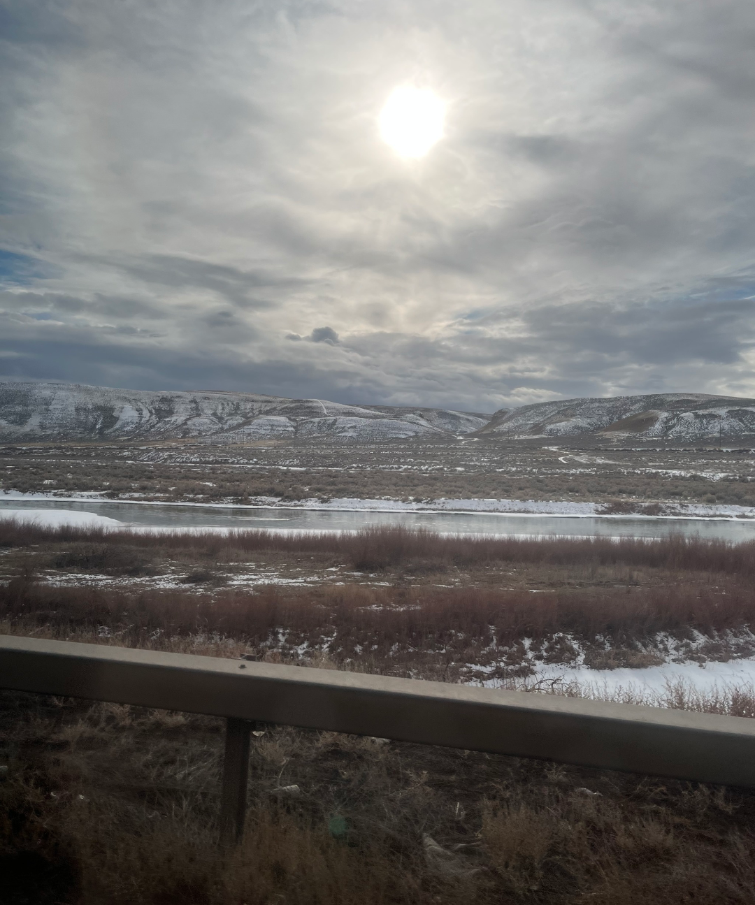 View From A Mile Above Ground. Blank Meme Template