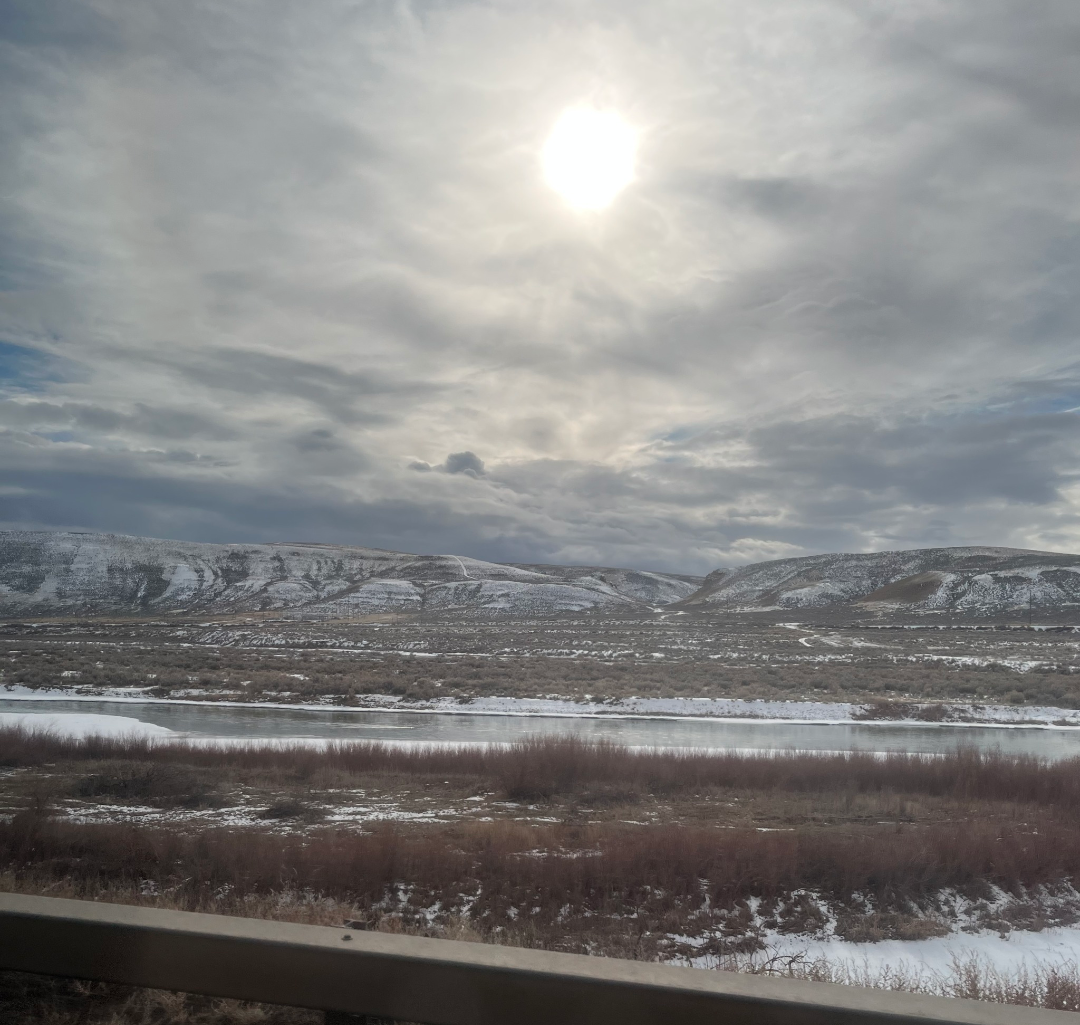 View From ~A Mile Above Ground. Blank Meme Template