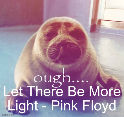 ough…. | Let There Be More Light - Pink Floyd | image tagged in ough | made w/ Imgflip meme maker