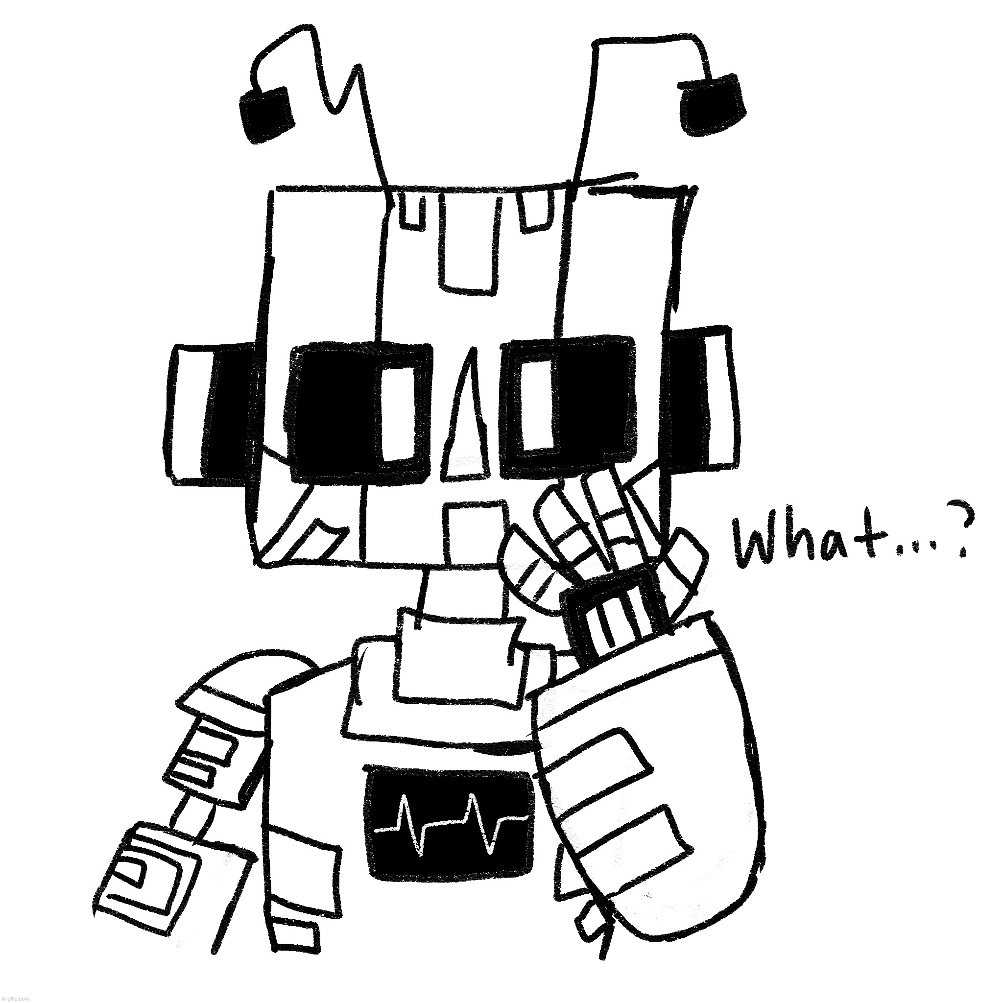 surprised zerobot | made w/ Imgflip meme maker