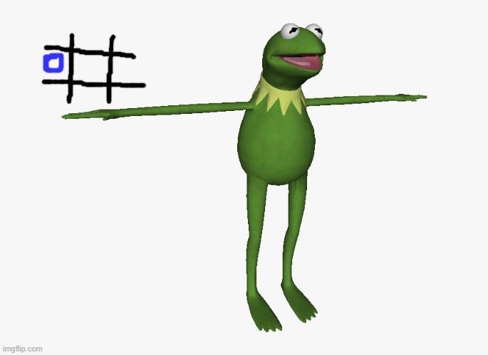 T Pose Kermit | image tagged in t pose kermit | made w/ Imgflip meme maker