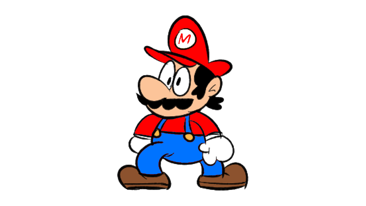 It’s a me mario Blank Meme Template
