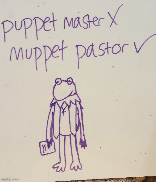 muppet pastor | image tagged in muppets | made w/ Imgflip meme maker