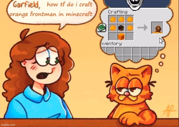 lmao | image tagged in garfield,squid game,things i found in the internet | made w/ Imgflip meme maker