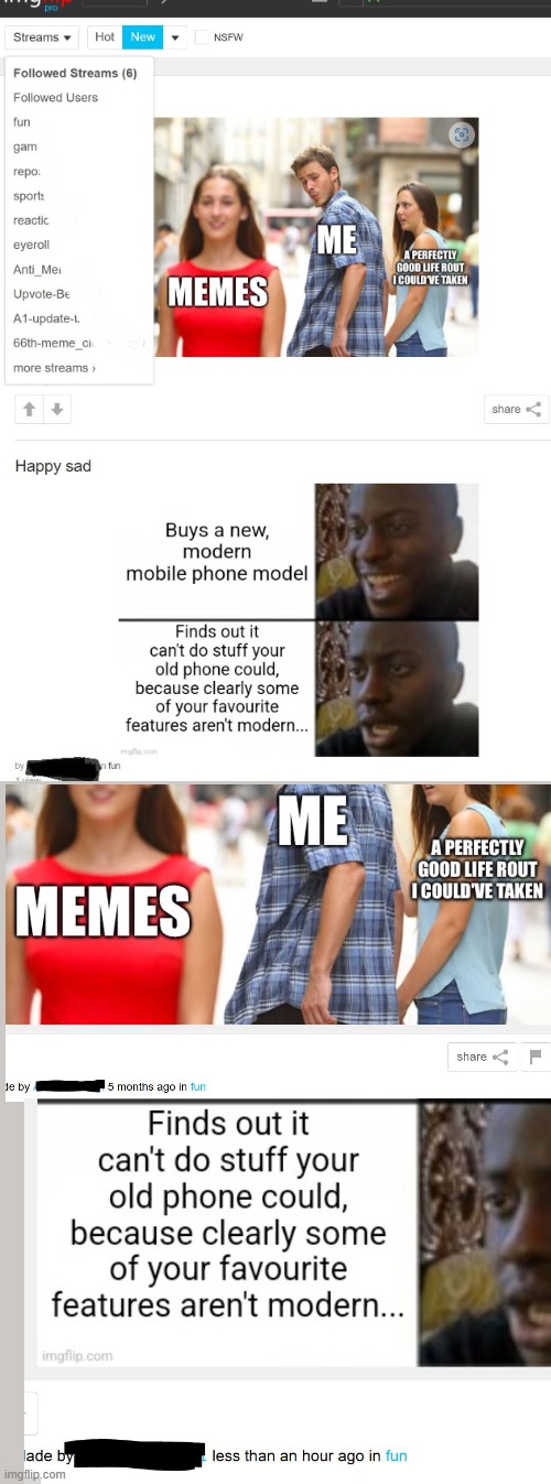 it's win-win, cause either the user is online to recieve my grateful comment, or there is a mysterious bug that makes it fateful | image tagged in meme,fortuitous,distracted boyfriend,anything can be expressed online,sunday,______ | made w/ Imgflip meme maker