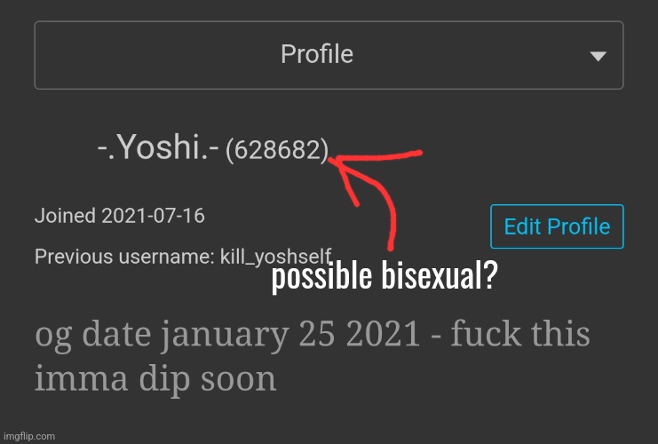 possible bisexual? | made w/ Imgflip meme maker