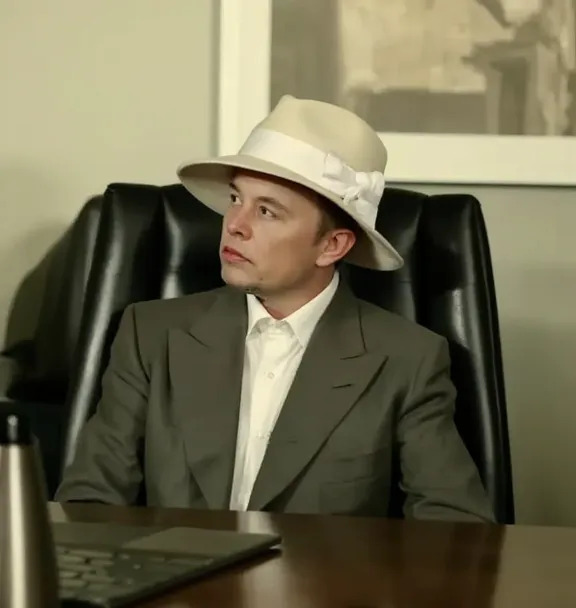 Elon As Alexis From Dynasty Blank Meme Template