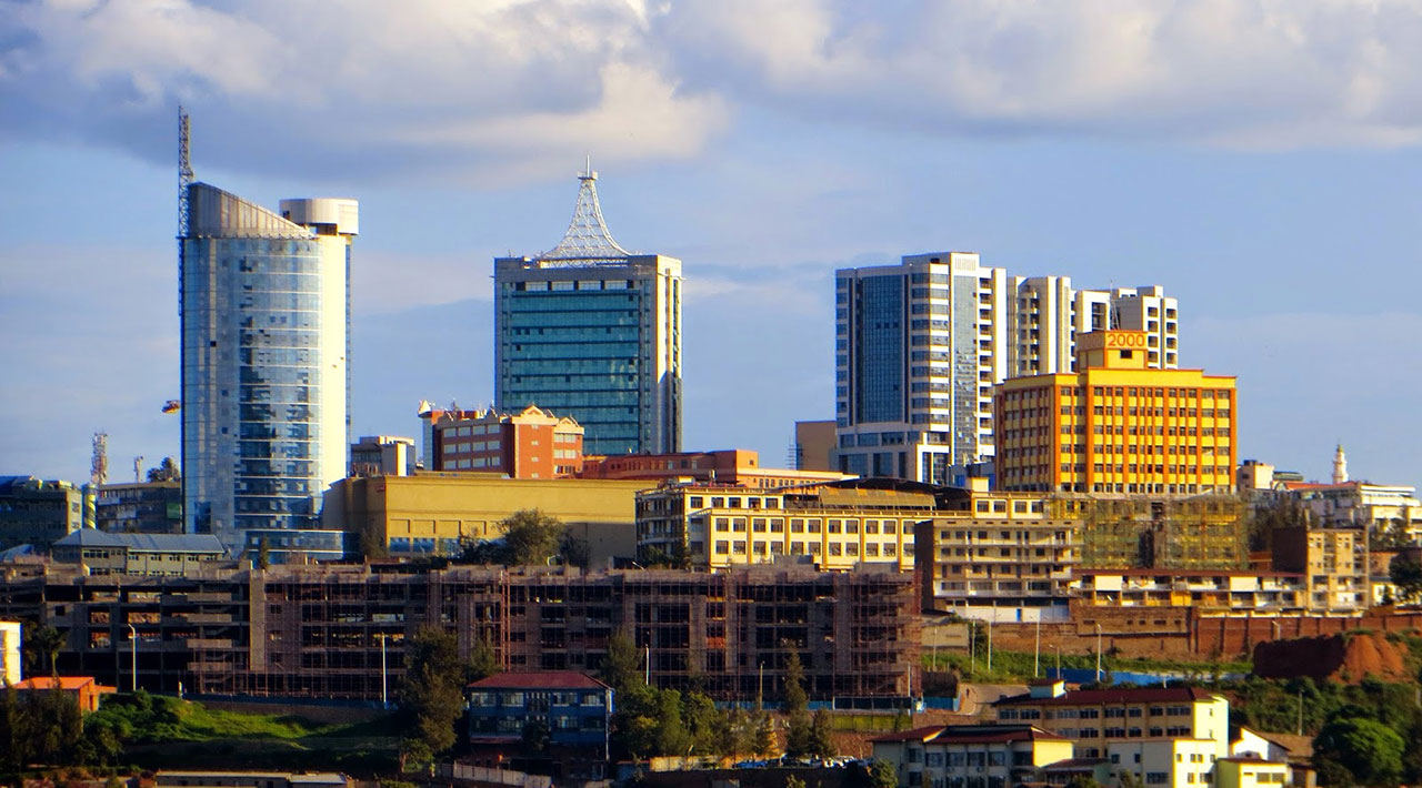 Kigali Skyline Blank Meme Template