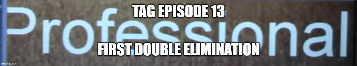 TAG ep 13.mp3 | TAG EPISODE 13; FIRST DOUBLE ELIMINATION | image tagged in tag,roleplaying | made w/ Imgflip meme maker