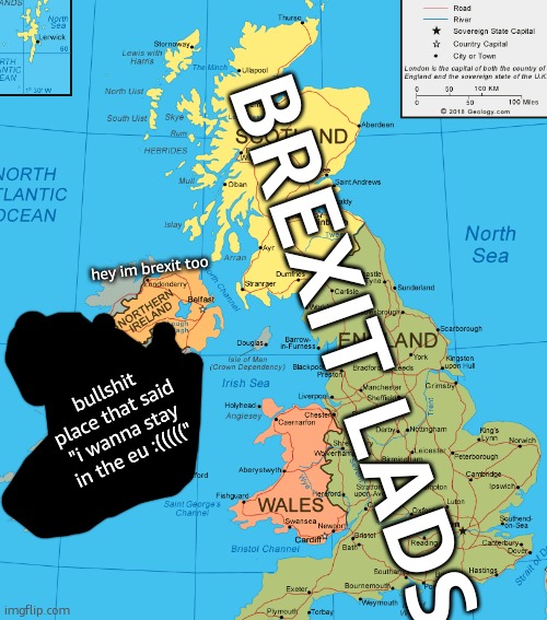 the most political i can get | hey im brexit too; BREXIT LADS; bullshit place that said "i wanna stay in the eu :(((((" | image tagged in uk | made w/ Imgflip meme maker