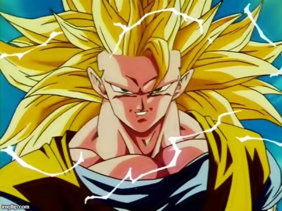 I hope I'm not too late | image tagged in super saiyan 3 goku | made w/ Imgflip meme maker