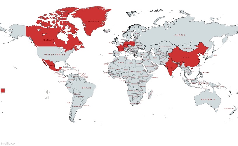Greenland is eliminated with no data | made w/ Imgflip meme maker
