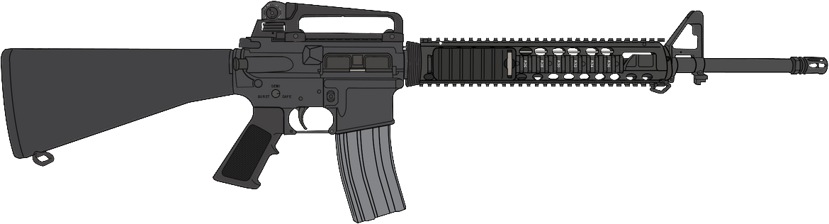 Colt M16A4 (3.9 Re-Arranged) Blank Meme Template