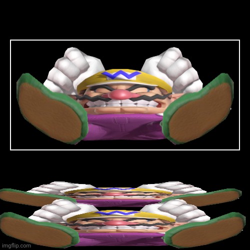 Flat wario | image tagged in funny,demotivationals,flat wario | made w/ Imgflip demotivational maker