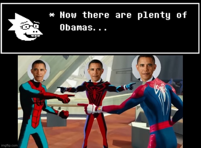 Alphys casually mentioning into the obameverse | made w/ Imgflip meme maker