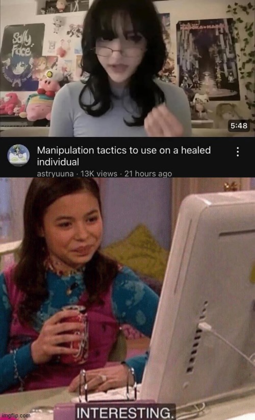 image tagged in icarly interesting | made w/ Imgflip meme maker