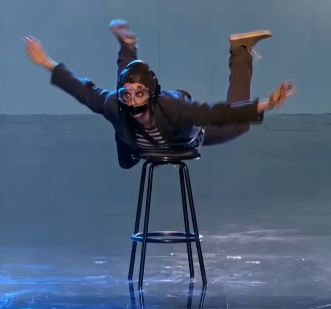 Tapeface Freefalling Blank Meme Template