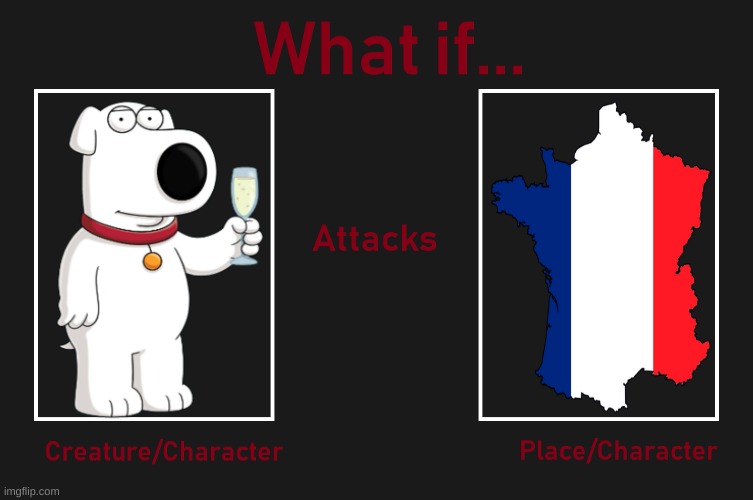What if character attacks character/place | image tagged in what if character attacks character/place | made w/ Imgflip meme maker