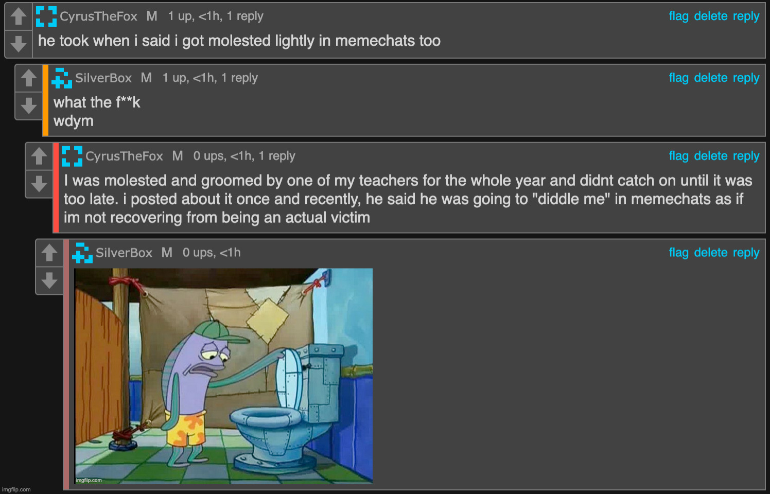 oh that's jack joking about cyrus getting molested | made w/ Imgflip meme maker