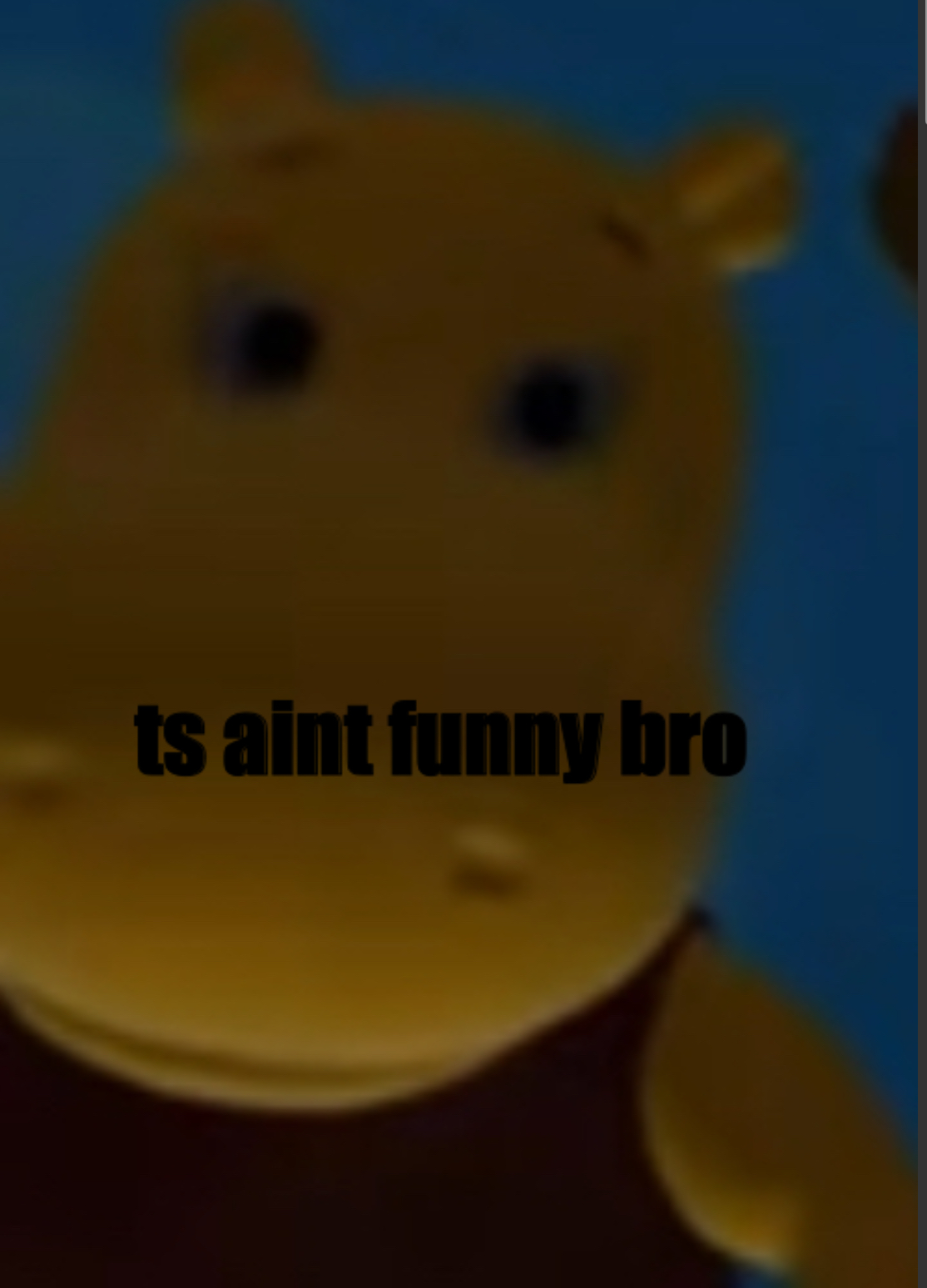 ts ain’t funny bro backyardigins Blank Meme Template