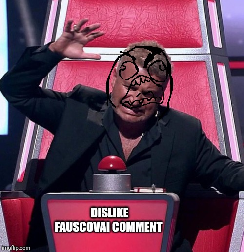 Smash the button | DISLIKE FAUSCOVAI COMMENT | image tagged in smash the button | made w/ Imgflip meme maker