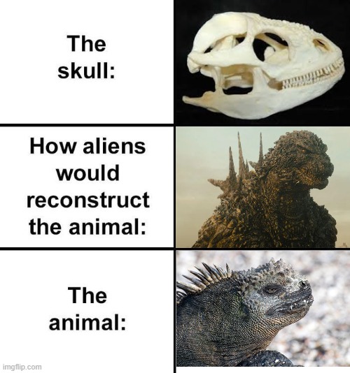 Never bring these guys over to Chernobyl☠️ | image tagged in how aliens would reconstruct the animal | made w/ Imgflip meme maker