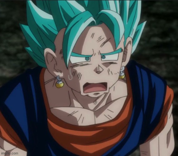 Confused Vegito | image tagged in confused vegito | made w/ Imgflip meme maker