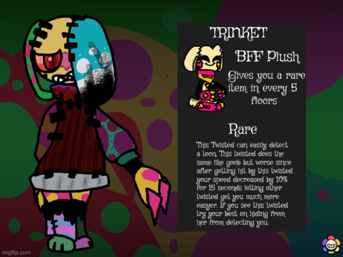 Twisted Clover. . .? ( 2th Dandys World Oc ) | image tagged in clover the handmade bunny,twisted toon | made w/ Imgflip meme maker