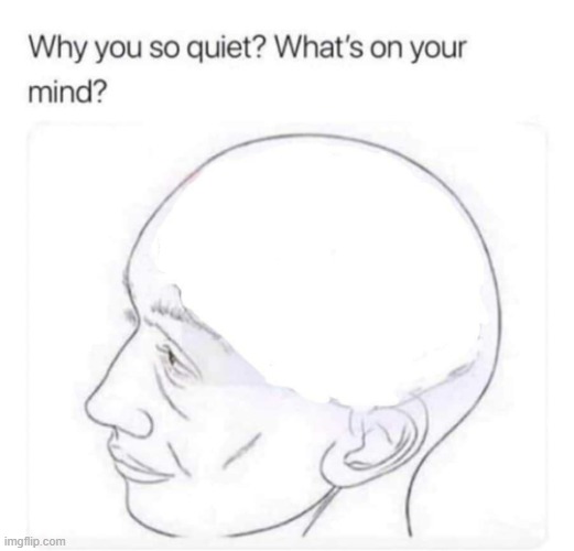 e | image tagged in what's on your mind | made w/ Imgflip meme maker