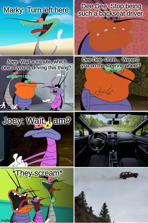 Why roaches can't drive cars?.mp3 | image tagged in comic,oggy and the cockroaches | made w/ Imgflip meme maker