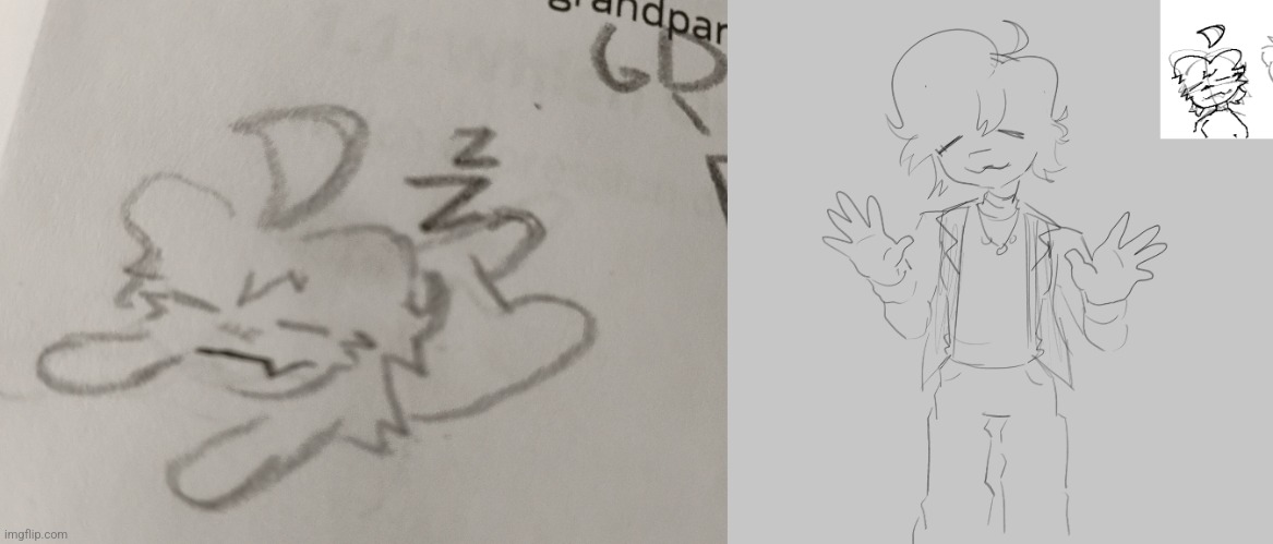 new oc ig cherub drew the right one | made w/ Imgflip meme maker