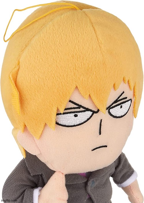 Reigen Plush Milk Sopper | image tagged in reigen plush milk sopper | made w/ Imgflip meme maker