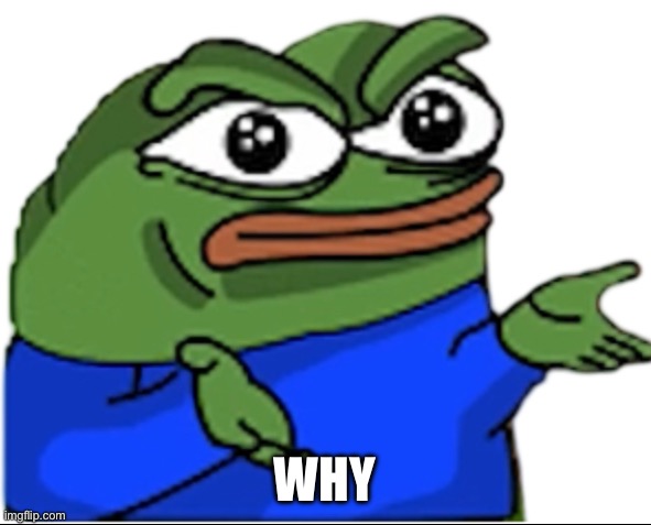 WHY | made w/ Imgflip meme maker