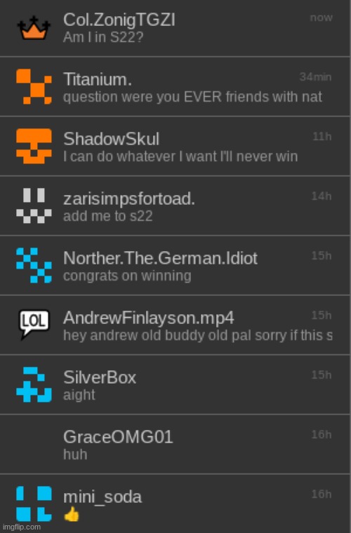 dms of the day | made w/ Imgflip meme maker