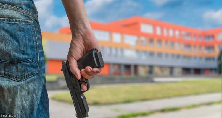 School shooting | image tagged in school shooting | made w/ Imgflip meme maker