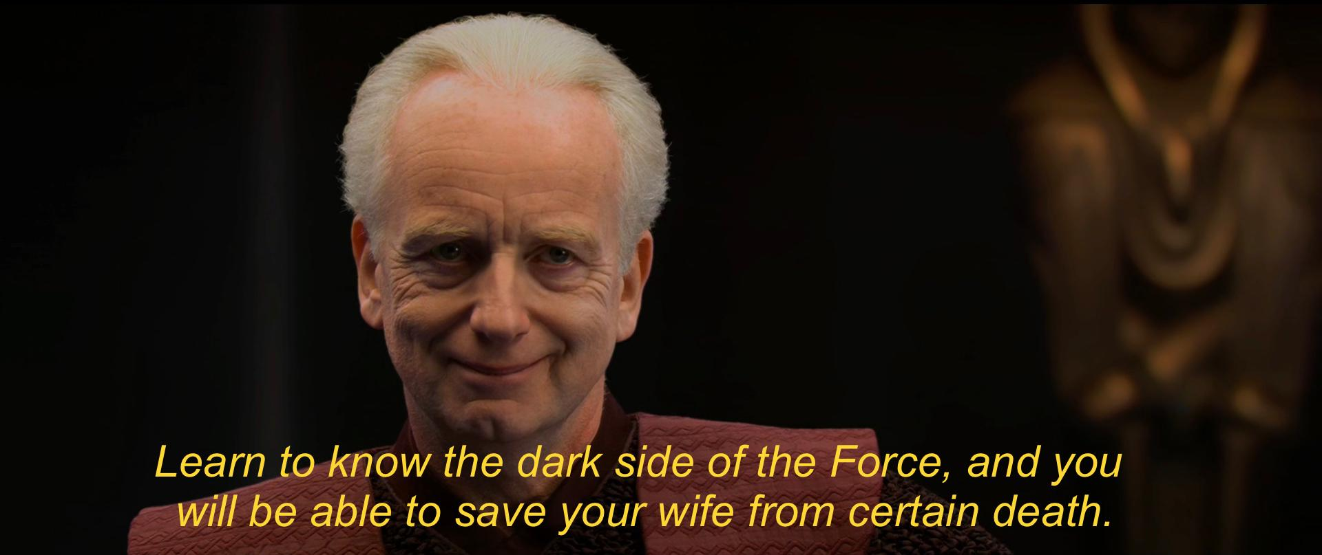 chancellor palpatine Blank Meme Template