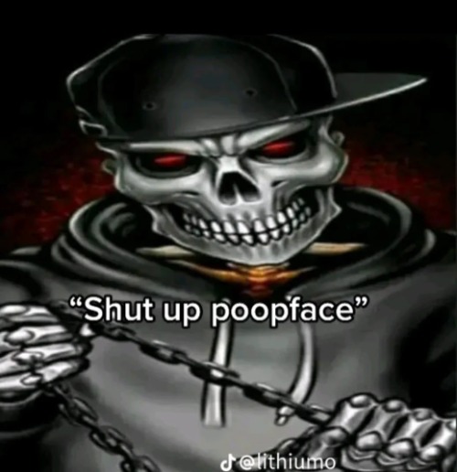Shut up poopface | image tagged in shut up poopface | made w/ Imgflip meme maker