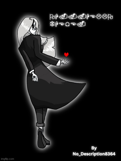 more female gaster art :3 | made w/ Imgflip meme maker