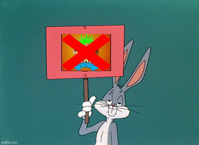 Bugs Bunny is Against Super Duper Sumos | image tagged in bugs bunny,cartoon,reaction,cartoons,looney tunes,meme | made w/ Imgflip meme maker