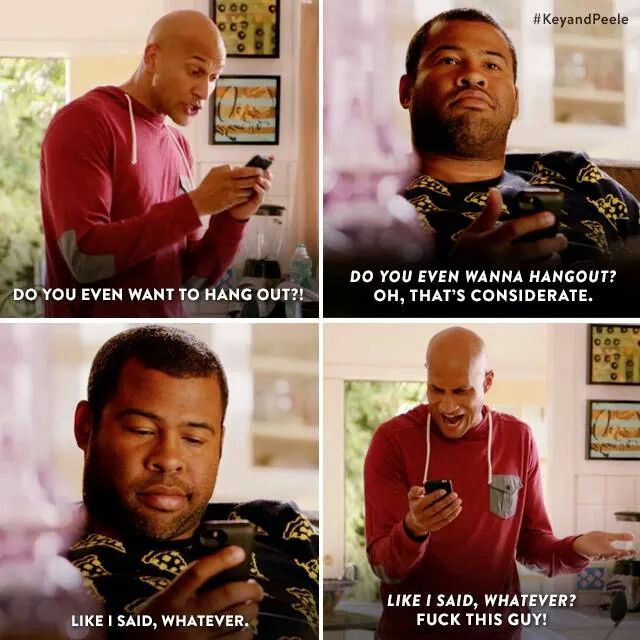 High Quality Key and peele text Blank Meme Template